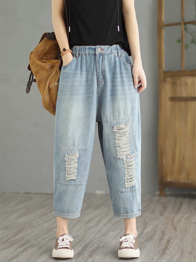 Women's Blue Bottom Pant