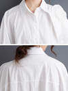 Women's Flower Summer Stylish Bat Sleeve Loose Shirt Top