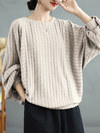 Women's Fashionable Stylish Solid Color Loose Sweater