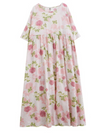 women's smock dress; long dress