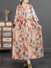 Women's Special Occasions Retro Print Mid-length A-Line Dress