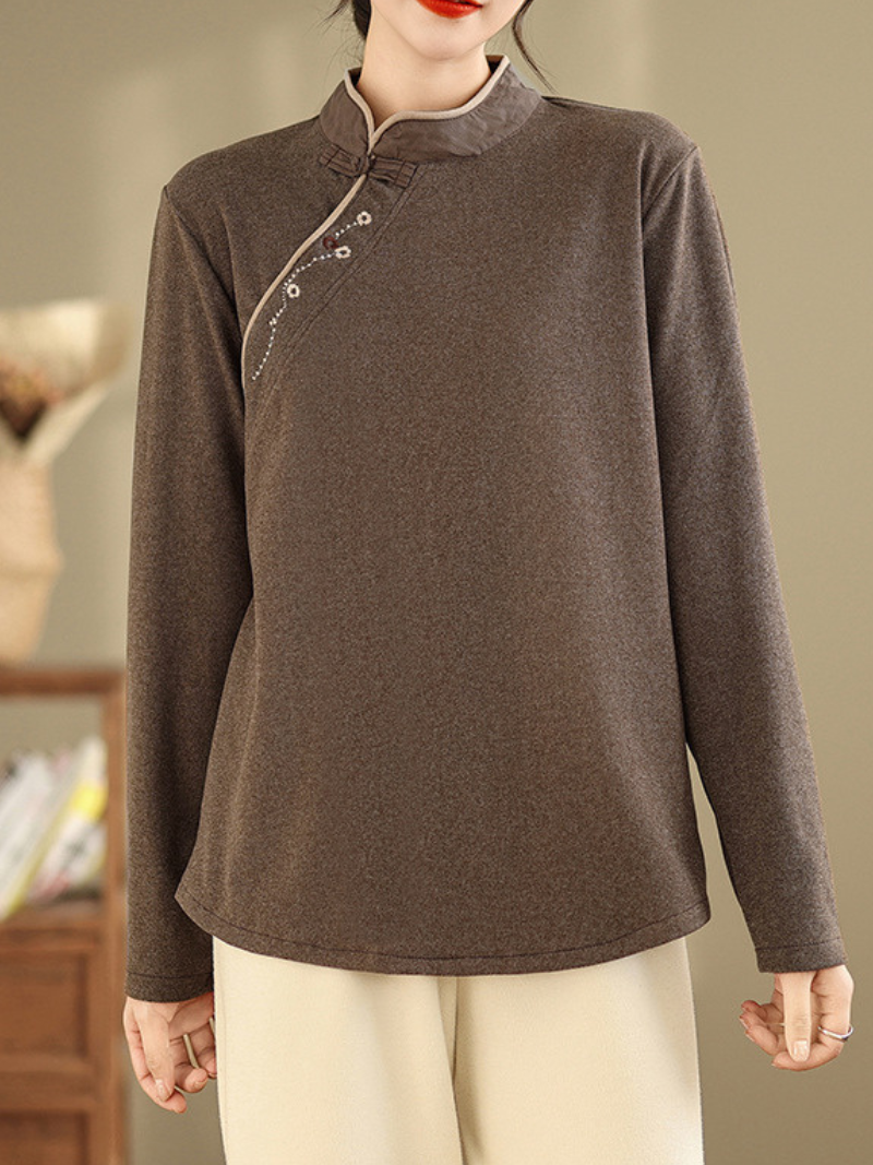 Women's Stand Collar Sweater