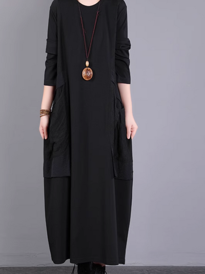 Women's Casual & Stylish Crew Neck Maxi Dress