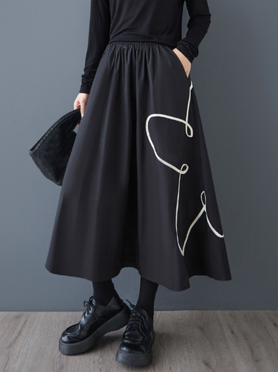 Women's Elevate your Wardrobe Three-Dimensional Skirt