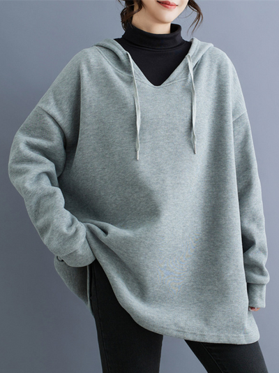 Women's Comfortable Everyday Wear Hooded Sweater