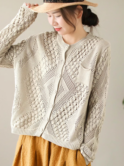 Women's Button-up Sweater