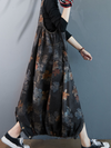 women's Flower Print Salopette Dress