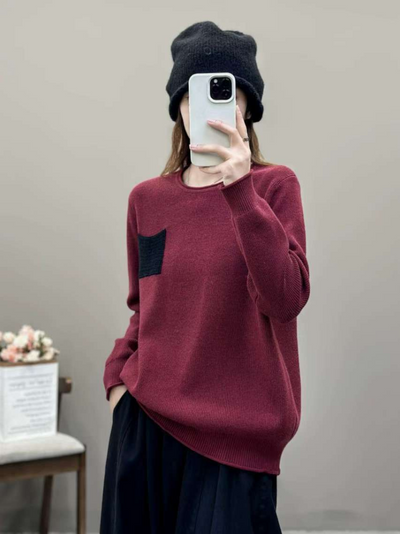 Women's Modern & Trendy Crew Neck Sweater