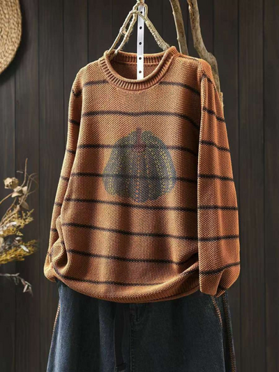 Women's Orange  Sweater