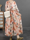 Women's Special Occasions Retro Print Mid-length A-Line Dress